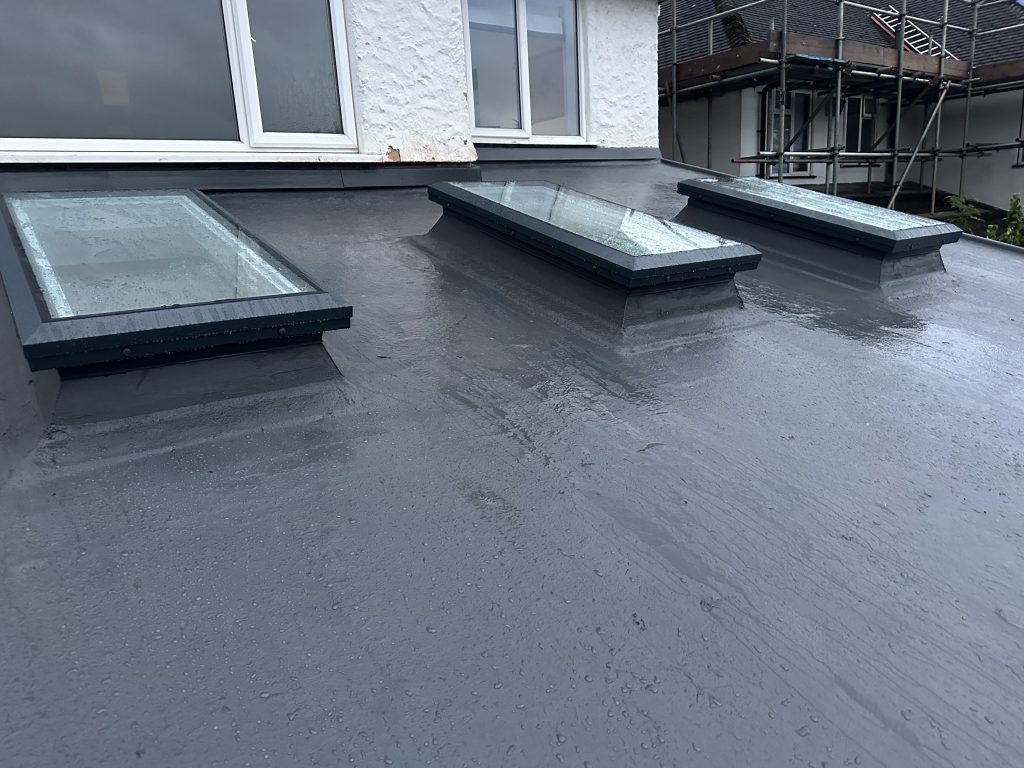grp fibreglass flat roof