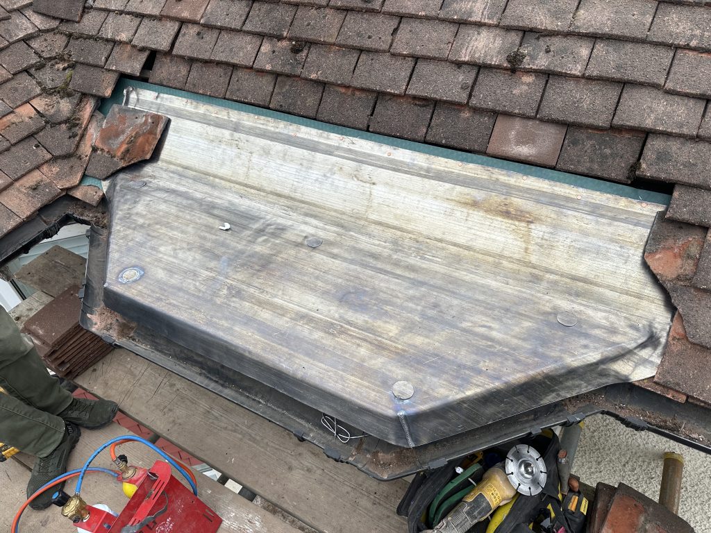 lead capping for bay window
