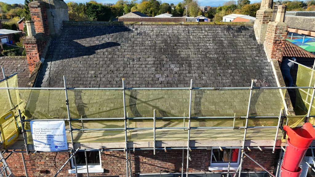 bradleys fish and chip shop Northallerton high street slate roof