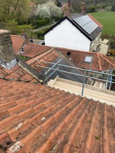 Thirsk clay pan tiled roof north yorkshire