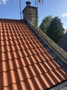Thirsk clay pan tiled roof north yorkshire