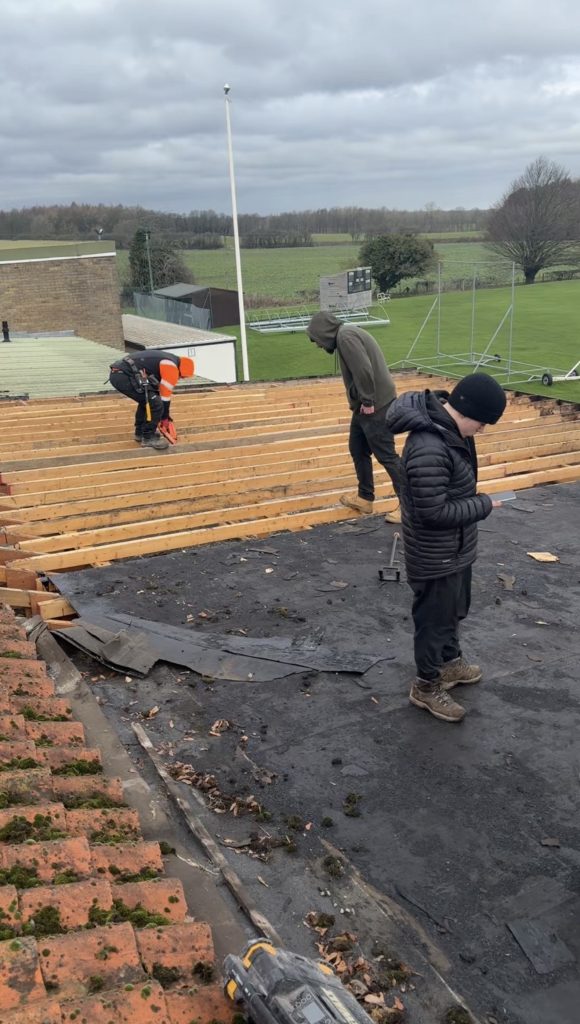bedale cricket club Bassa EPDM rubber roof