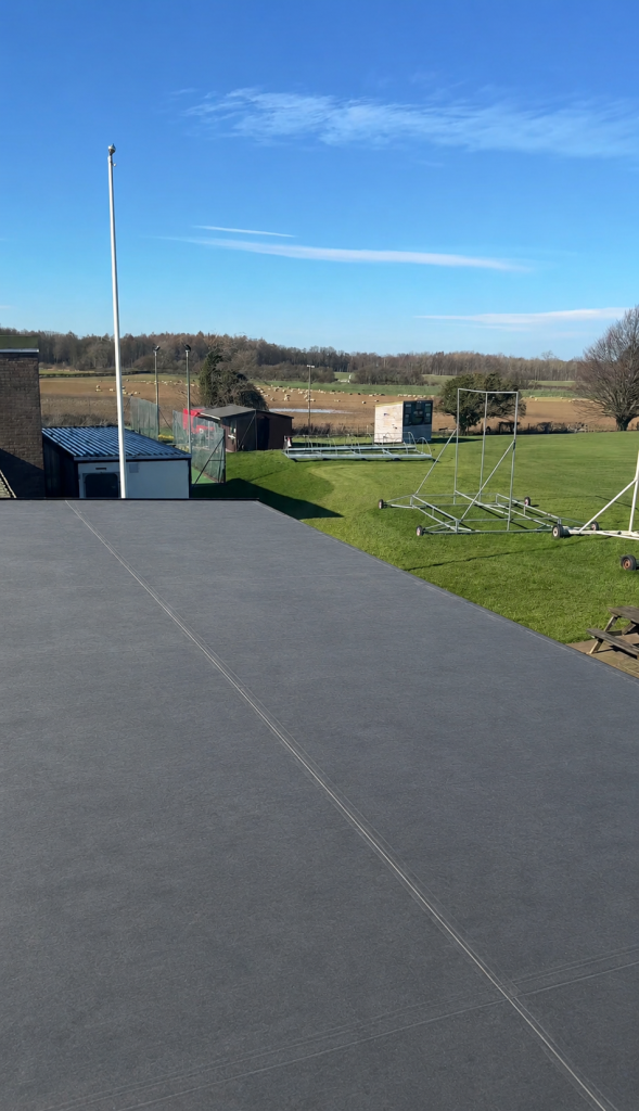 bedale cricket club Bassa EPDM rubber roof